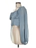 Shein 100% Polyester Blue 3/4 Sleeve Blouse Size 8 - 10 - photo 5