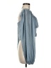 Shein 100% Polyester Blue 3/4 Sleeve Blouse Size 8 - 10 - photo 4