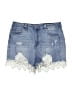 Almost Famous Blue Denim Shorts Size 9 - photo 1