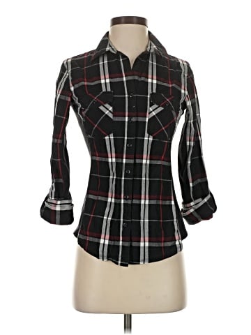 Zac & Rachel 3/4 Sleeve Button-Down Shirt (view 1)