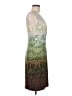 Calvin Klein Paisley Green Cocktail Dress Size M (estimated) - photo 4