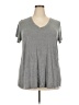 Hue Gray Short Sleeve Top Size XXL - photo 1