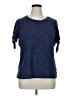 MICHAEL Michael Kors Blue Short Sleeve Top Size XL - photo 1