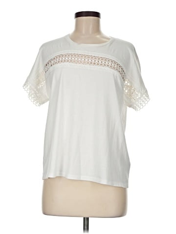 Burberry embroidered crew neck marnel t-shirt (view 1)