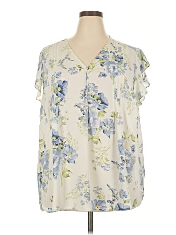 Jones & Co Short Sleeve Blouse (view 1)