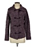 Cappagallo 100% Polyester Tweed Purple Coat Size S - photo 1