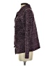 Cappagallo 100% Polyester Tweed Purple Coat Size S - photo 5