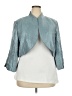 R&M Richards Metallic Teal Jacket Size 24 - photo 1