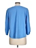 Ruby Rd. Blue 3/4 Sleeve Blouse Size L (petite) - photo 2