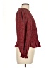 Old Navy 100% Cotton Red Long Sleeve Blouse Size L (petite) - photo 4