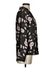 Maurices 100% Polyester Floral Black Long Sleeve Blouse Size XS - photo 4