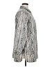 Secret Treasures Animal Print Silver 3/4 Sleeve Button-Down Shirt Size 1X - photo 4