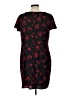 Worthington 100% Polyester Black Casual Dress Size L - photo 2