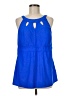 Melissa Odabash Blue Sleeveless Blouse One size - photo 1