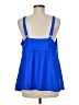 Melissa Odabash Blue Sleeveless Blouse One size - photo 2