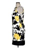 AB Studio Graphic Yellow Cocktail Dress Size 14 - photo 5