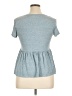 No Comment Gray Short Sleeve Top Size XL - photo 2