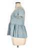 No Comment Gray Short Sleeve Top Size XL - photo 5