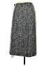 Theory Chevron-herringbone Gray Wool Skirt Size 0 - photo 2