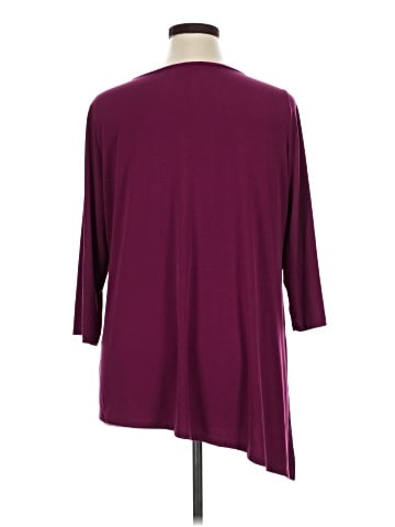 Susan Graver 3/4 Sleeve Top (view 2)