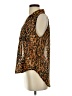 Minkpink Animal Print Brown Sleeveless Blouse Size S - photo 5