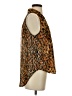 Minkpink Animal Print Brown Sleeveless Blouse Size S - photo 4