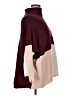 Unbranded Color Block Burgundy Poncho Size XL - photo 4