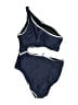 J.Crew Solid Blue One Piece Swimsuit Size 14 - photo 2