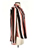 Ann Taylor 100% Polyester Stripes Orange Long Sleeve Blouse Size XS - photo 4
