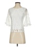 Assorted Brands Ivory 3/4 Sleeve Top Size S - photo 1