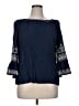 Max Studio 100% Rayon Blue 3/4 Sleeve Blouse Size XL - photo 1