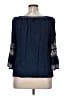 Max Studio 100% Rayon Blue 3/4 Sleeve Blouse Size XL - photo 2