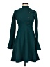 Shein Solid Teal Casual Dress Size 4 - photo 1