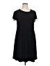 Tahari Solid Black Casual Dress Size 1X - photo 1