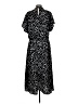 Shein 100% Polyester Animal Print Black Casual Dress Size 12 - photo 2