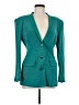 Casual Corner 100% Silk Teal Silk Blazer Size 8 - photo 1