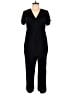 Isabel Solid Black Jumpsuit Size M - photo 1