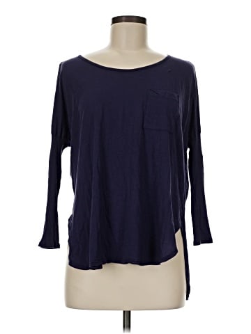 Velvet 3/4 Sleeve Top (view 1)