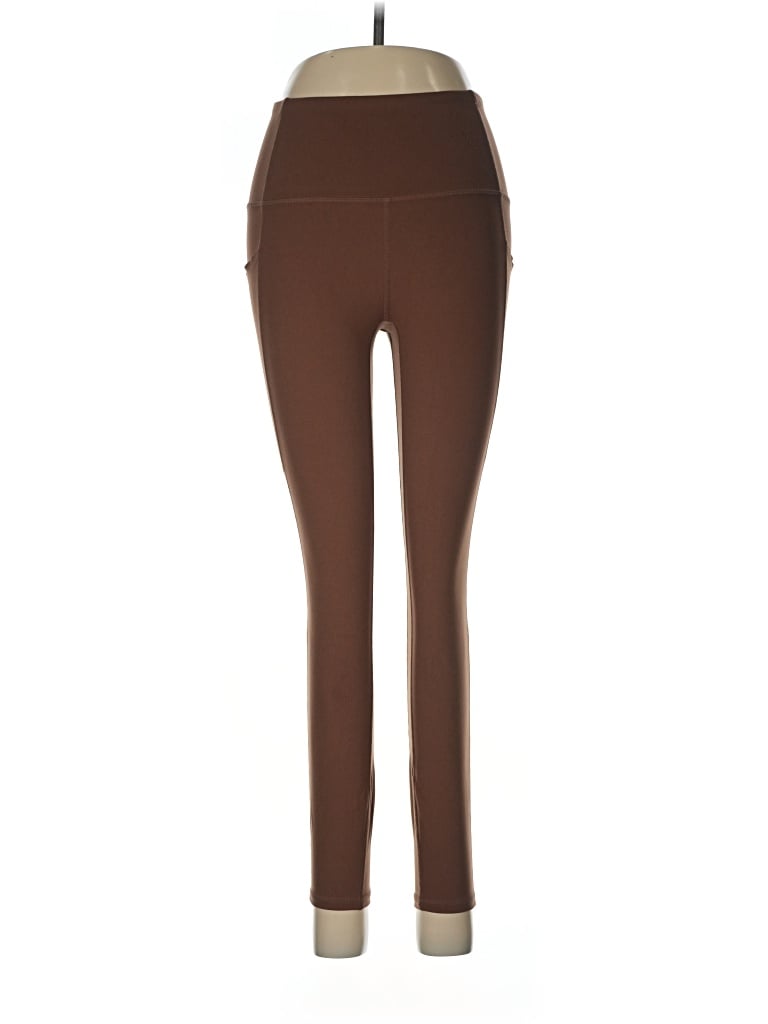 Pre-owned Varley Active Pants In Brown