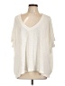 Hard Tail Ivory Short Sleeve Top Size L - photo 1
