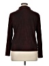 BCBGMAXAZRIA Metallic Burgundy Long Sleeve Blouse Size XL - photo 2