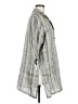 David Dart Silver 3/4 Sleeve Button-Down Shirt Size M - photo 4