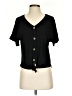 Double Zero Black Short Sleeve Top Size S - photo 1