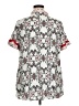 Passport Paisley Silver Short Sleeve Blouse Size 1X - photo 2