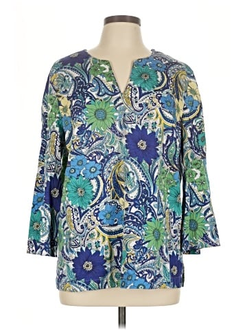Talbots Outlet 3/4 Sleeve Blouse (view 1)