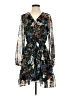 Miss Sparkling 100% Polyester Floral Black Cocktail Dress Size S - photo 1