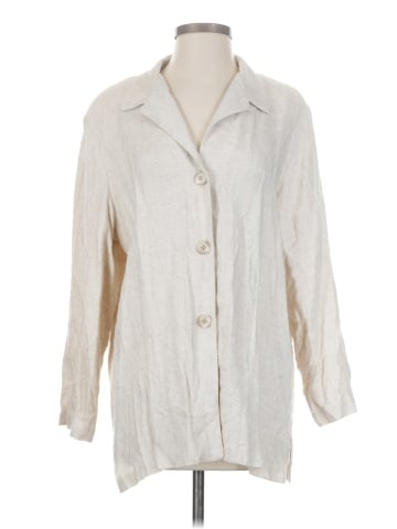 Briggs New York 3/4 Sleeve Button-Down Shirt (view 1)