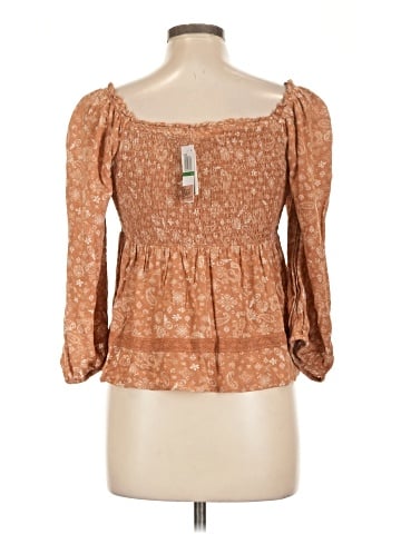 Hippie Rose 3/4 Sleeve Blouse (view 2)