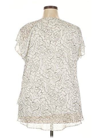 Roz & Ali Short Sleeve Blouse (view 2)