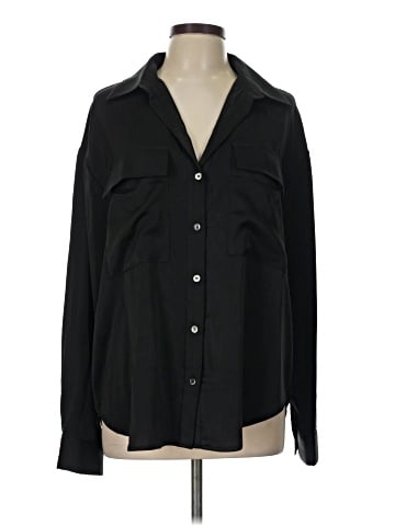 Pinch Long Sleeve Blouse (view 1)